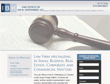 Tablet Screenshot of hoffenberglaw.com